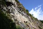 ve skalách pod Dhaulagiri, Nepál
