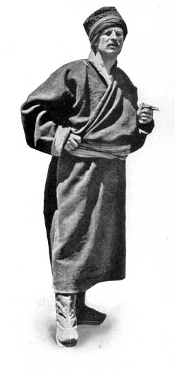 DR. SVEN HEDIN IN TIBETAN DRESS